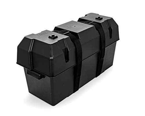 Camco Camco Heavy Duty Double Battery Box with Straps and Hardware - Group GC2 | Safely Stores RV, - Outdoor Depot