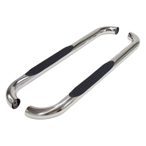 Trailfx TrailFX Nerf Bars for Chevrolet Silverado 1500 Standard Cab 2020-2021 3 Inch Round Bent Polished - Outdoor Depot