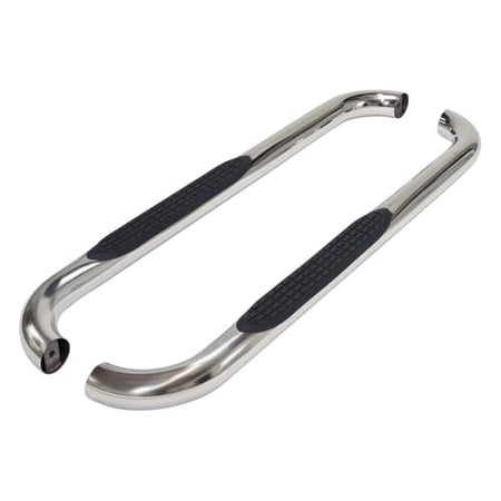Trailfx TrailFX Nerf Bars for Chevrolet Silverado 1500 Standard Cab 2020-2021 3 Inch Round Bent Polished - Outdoor Depot
