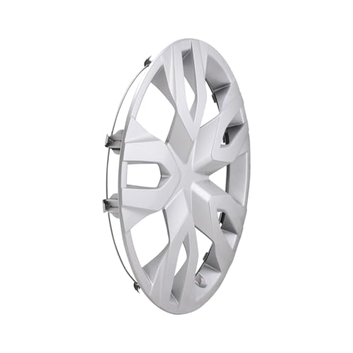 CCI Wheel Cover IWC55617S, 17 Inch, 7 Double Spoke, Painted, Silver, Automotive Grade ABS, Set of 4, Fits 2021-2022 Toyota C-HR - LE Model/ 2022-2025 Toyota Corolla Cross - LE Model