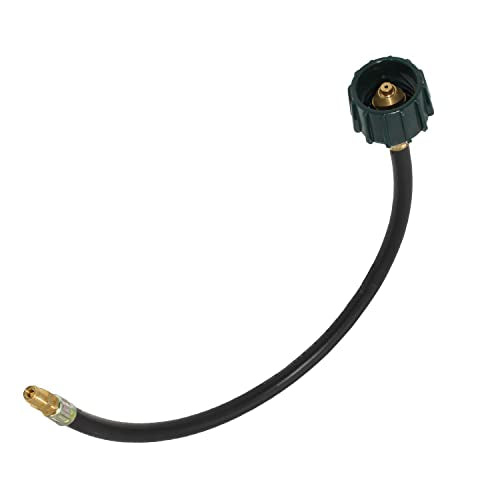 Flame King Flame King 18-inch Pigtail Hose Connectors, 1/4" Male Inverted FLARE (NOT NPT) for RV, Van or - Outdoor Depot