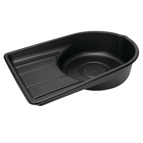 Performance Tool Performance Tool W4072 Black Extra Large Portable 7.5 Gallon Oil Drain Pan, (28.4 L) - Outdoor Depot