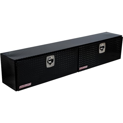 Weather Guard Weather Guard Model 390-5-02 Hi-Side Truck Box, Aluminum, Gloss Black, 11.1 cu ft capacity - Outdoor Depot