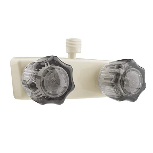 Dura Faucet Dura Faucet DF-SA100S-BQ RV/Motorhome/Trailer Shower Faucet Valve Diverter with Smoked Acrylic - Outdoor Depot