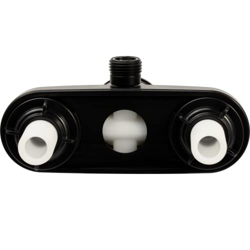 Dura Faucet Dura Faucet Single Lever RV Shower Faucet - Matte Black - Outdoor Depot
