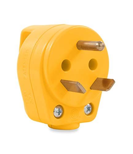 Camco Camco Power Grip RV Mini Replacement Plug - Attach 30 Amp RV Plug to Existing 30 Amp RV Extension Cord - Outdoor Depot