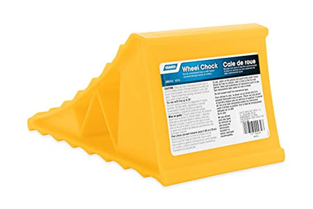Camco Camco 44432 Wheel Chock Without Rope, Helps Keep Your Trailer or RV in Place (Pack of 1), Yellow - Outdoor Depot