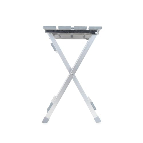 Camco Camco Aluminum Small Outdoor Side Table - Folding Camping Table Supports Up to 130lb - Features - Outdoor Depot