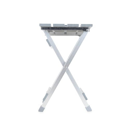 Camco Camco Aluminum Small Outdoor Side Table - Folding Camping Table Supports Up to 130lb - Features - Outdoor Depot