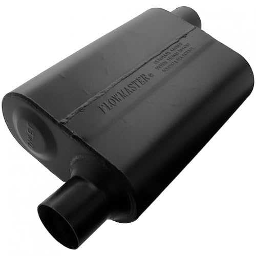 Flowmaster 942548 Super 44 Series 2.50in Offset In and Out 16-Gauge Aluminized Steel Opposite Side Offset Muffler