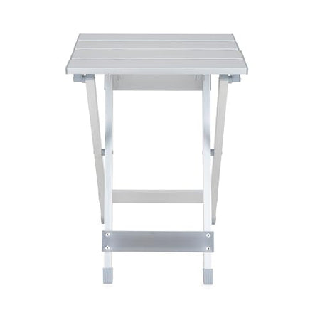 Camco Camco Aluminum Small Outdoor Side Table - Folding Camping Table Supports Up to 130lb - Features - Outdoor Depot