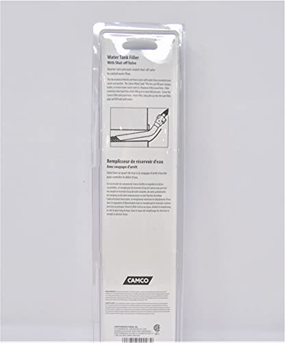 Camco Camco RV Water Tank Filler with Shutoff Valve - Quickly and Efficiently Helps Fill Your Water Tank and - Outdoor Depot