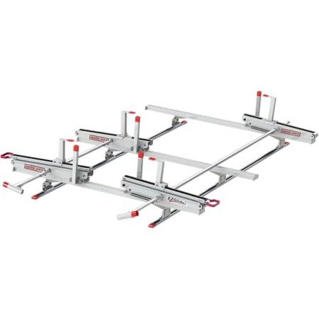 Weather Guard Weather Guard EZGLIDE2™ Drop-Down Ladder Rack, Extended, Mid/High-Roof, Model 2291-3-01 - Outdoor Depot