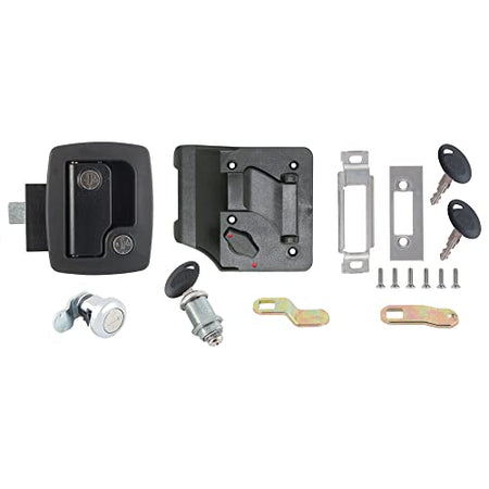 AP Products AP Products 013-6201 RV Door Lock Keyed Alike Kit - Standard Black - Outdoor-Depot.us