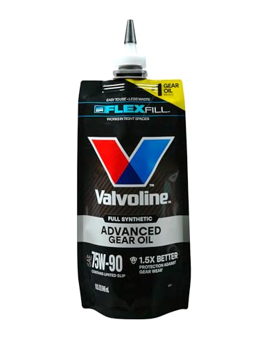 VALVOLINE 889785-EA FlexFill Advanced Full Synthetic 75W-90 Gear Oil 1 Quart Pouch