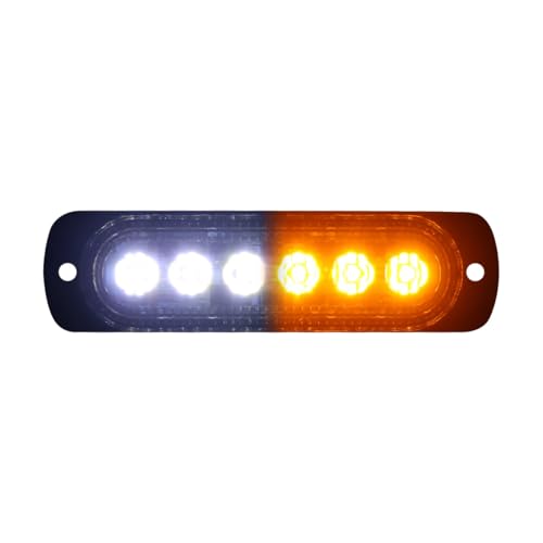 Race Sport Lighting Race Sport RS70016W-A Switching 6-LED Ultra Slim Flush Mount 19-Flash Pattern Marker - Outdoor Depot
