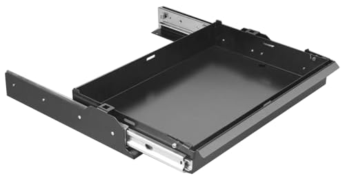 MORryde MORryde SP60-044 Sliding Battery Tray - 24.25" x 24.15" x 2.75", Black - Outdoor Depot