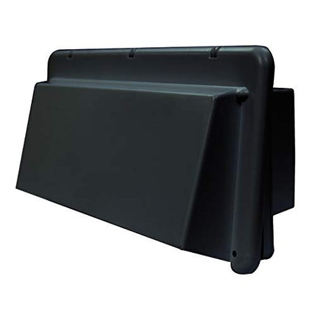 HENG’S INDUSTRIES Heng's J116BKCN Range Vent Exhaust Cover – Black - Outdoor Depot
