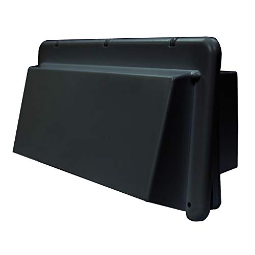 HENG’S INDUSTRIES Heng's J116BKCN Range Vent Exhaust Cover – Black - Outdoor Depot