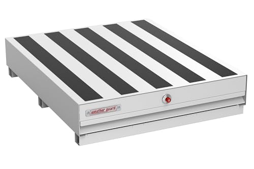 Weather Guard 308-3-04 Pack Rat® Heavy-Duty Lockable Steel Drawer Storage Unit, 48in x 39.75in x 9.5in (White)