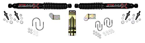 Skyjacker 8270 Dual Steering Stabilizer Kit (for Dodge Ram 1500/2500/3500 - Black)