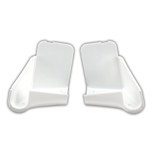 JR Products JR Products 389PW-A Polar White Rain Gutter Spout - Outdoor Depot