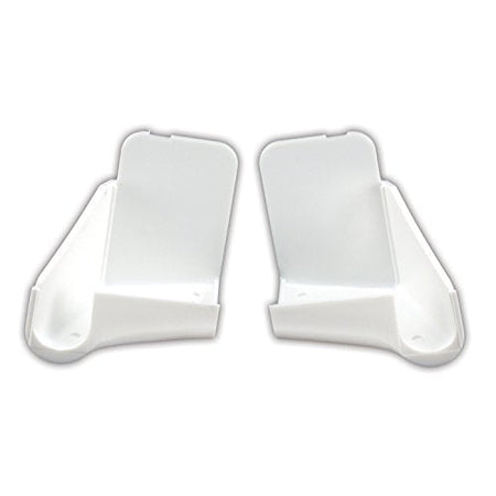 JR Products JR Products 389PW-A Polar White Rain Gutter Spout - Outdoor Depot