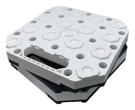 SnapPad SnapPad StakPad RV Leveling Blocks – Precise Fit for Class A, B & C Motorhomes, Fifth Wheels, Travel - Outdoor Depot