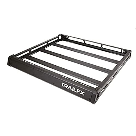 Trailfx Heavy-Duty Aluminum Roof Basket Cargo Carrier for Wrangler JL & Gladiator Direct Fit No Drill - Outdoor Depot
