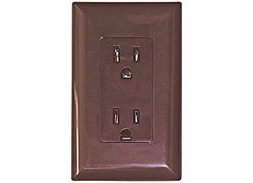 ダイヤモンド Diamond Group WDR15BR Brown 15 Amp Decor Speed Box Receptacle - Outdoor Depot