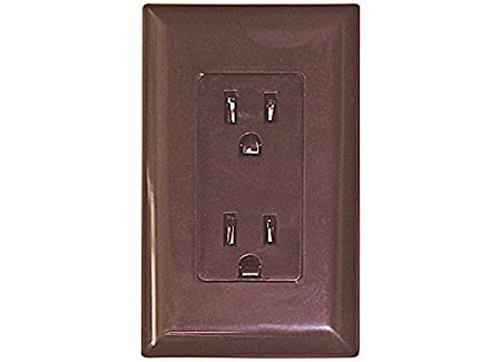ダイヤモンド Diamond Group WDR15BR Brown 15 Amp Decor Speed Box Receptacle - Outdoor Depot