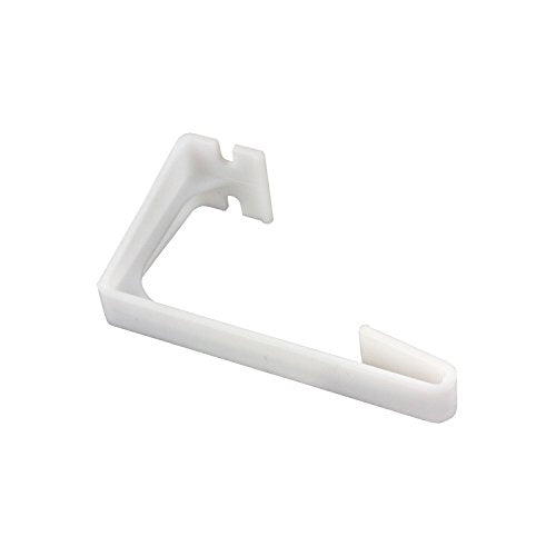 JR Products JR Products 81485 Side Curtain Retainer , White - Outdoor Depot