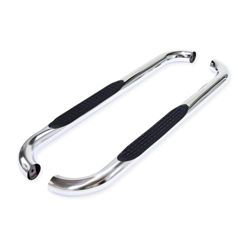Trailfx TrailFX Nerf Bars for Chevrolet Silverado 1500 Standard Cab 2020-2021 3 Inch Round Bent Polished - Outdoor Depot