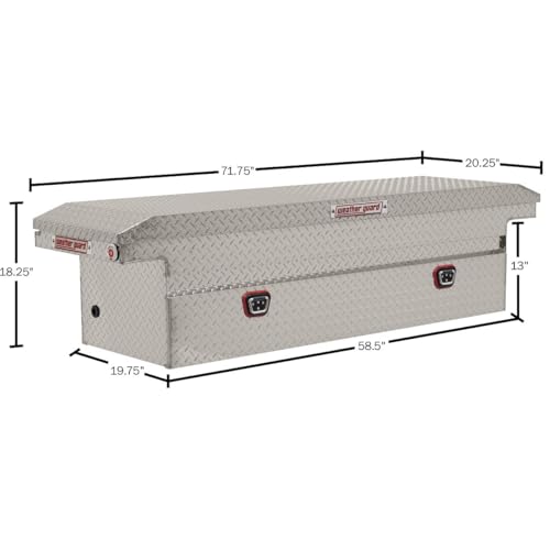 Weather Guard Weather Guard Model 121-0-04 Saddle Truck Box, Aluminum, For Full Size Trucks, Low Profile, - Outdoor Depot