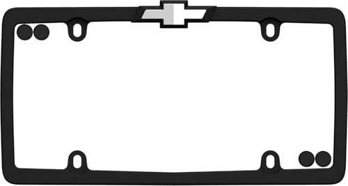 Cruiser Accessories Chevrolet License Plate Frame, Matte Black