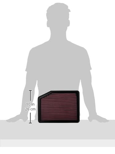 K&N K&N High-Flow Original Lifetime Engine Air Filter: Increase Power: Premium, Washable: Compatible with - Outdoor Depot