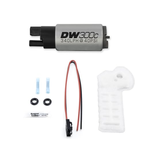 Deatschwerks - 340lph compact fuel pump with out clips w/ 9-1059 install kit (9-307-1059)