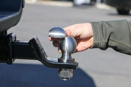 Weigh Safe Weigh Safe Clamshell - Stainless Steel Tow Ball Adapter - Converts 2" Tow Ball to 2-5/16" - - Outdoor Depot