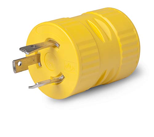 Marinco Marinco ParkPower 125A Generator Adapter, 30A/125V Connector and 30A/125V Locking Male Plug - Outdoor Depot
