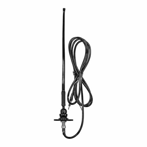 ASA ASA Electronics 44US01R Jensen Rubber Mast AM/FM RV Antenna - Top or Side Mount - Outdoor Depot