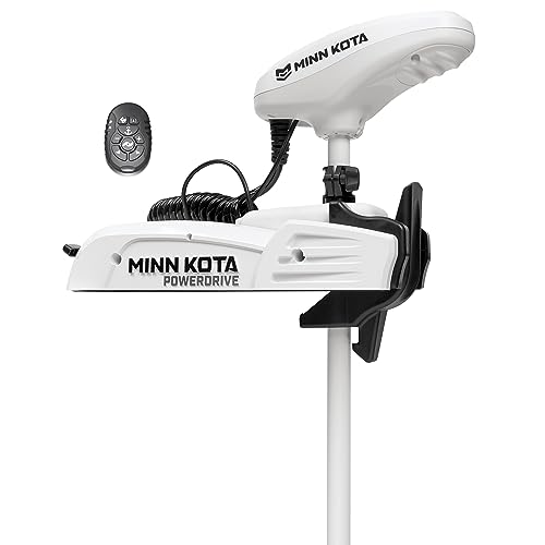 Minn Kota Minn Kota Riptide PowerDrive Bow-Mount Electric Trolling Motor with Mircro Remote – 55 Lb. Thrust, - Outdoor Depot
