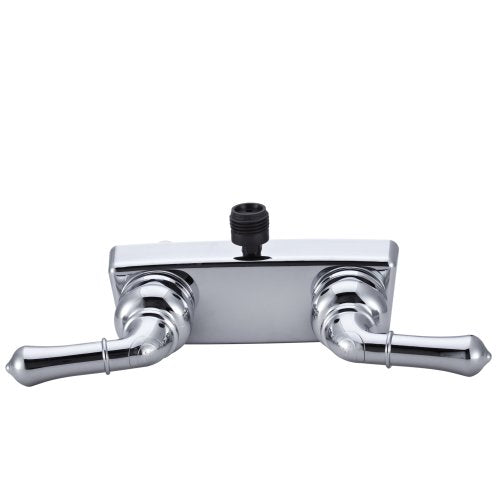 Dura Faucet Dura Faucet DF-SA100C-CP RV Shower Faucet Valve Diverter with Classical Handles (Chrome) - Outdoor Depot