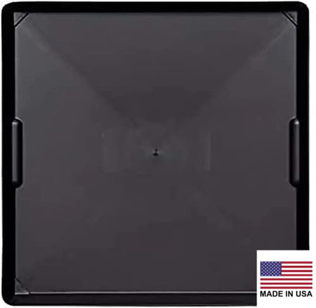 WirthCo WirthCo 40092 Funnel King Drip Tray - Black Plastic 22 x 22 x 1.5 Inches - Perfect for Catching - Outdoor Depot