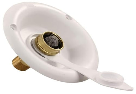 B&B Molders B&B Molders 94218 City Water Dish with Brass CV - Outdoor Depot