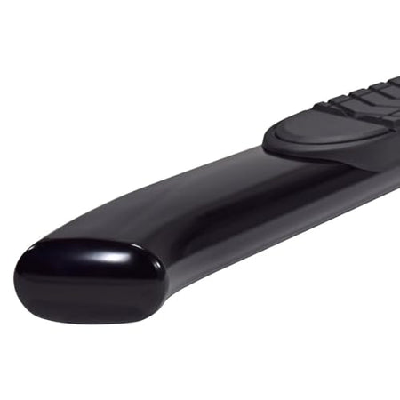 Trailfx TrailFX A7086B 5 Inch Oval Bent Nerf Bar Side Steps with Step Pads Black Powder-Coated Steel Welded - Outdoor Depot