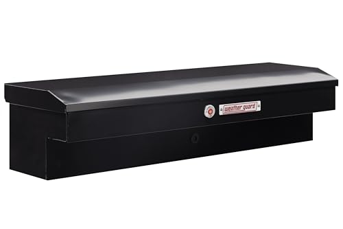 Weather Guard Weather Guard Model 175-5-04 56in Lo-Side Box, Steel, Gloss Black, 4.0 cu ft - Outdoor Depot