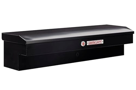 Weather Guard Weather Guard Model 175-5-04 56in Lo-Side Box, Steel, Gloss Black, 4.0 cu ft - Outdoor Depot