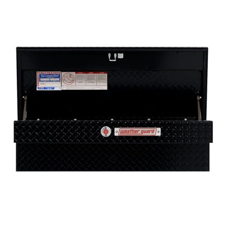 Weather Guard Weather Guard Model 184-5-04 41in Lo-Side Truck Box, Aluminum, Gloss Black, 3.0 cu ft capacity - Outdoor Depot