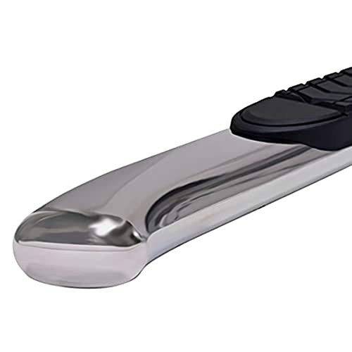 Trailfx TrailFX Truck Side Step Bars Fits 2020–2021 Chevrolet Silverado 1500 5 Inch Oval Bent Side Bars with - Outdoor Depot