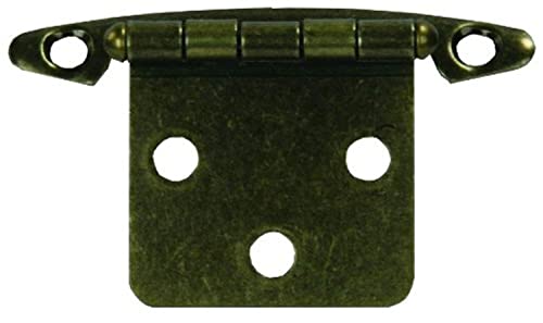 JR Products JR Products 70605 Free Swing Flush Mount Hinge - Antique Brass - Outdoor Depot